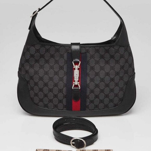 Balenciaga x Gucci Grey/Black Coated Canvas/Leather The Hacker Project 1961 M... - Picture 10 of 10